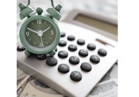 calculator and miniclock