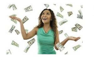 raining-money-in-woman